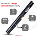 Mylap Performance Series OA04 Laptop Battery for HP Pavilion – Compatible with OA03, OA04,  F3B94AA, HSTNN-LB5S Replacement Battery - Image 2